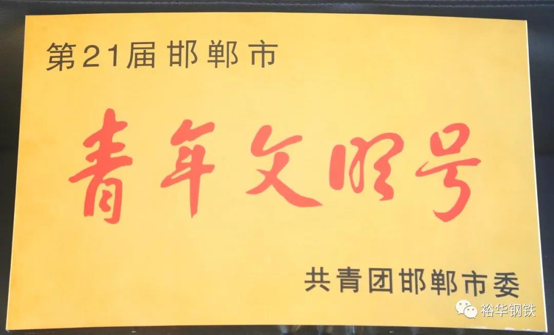 优秀！集团裕华钢铁民兵应急救援队荣获“邯郸市青年文明号”荣誉！